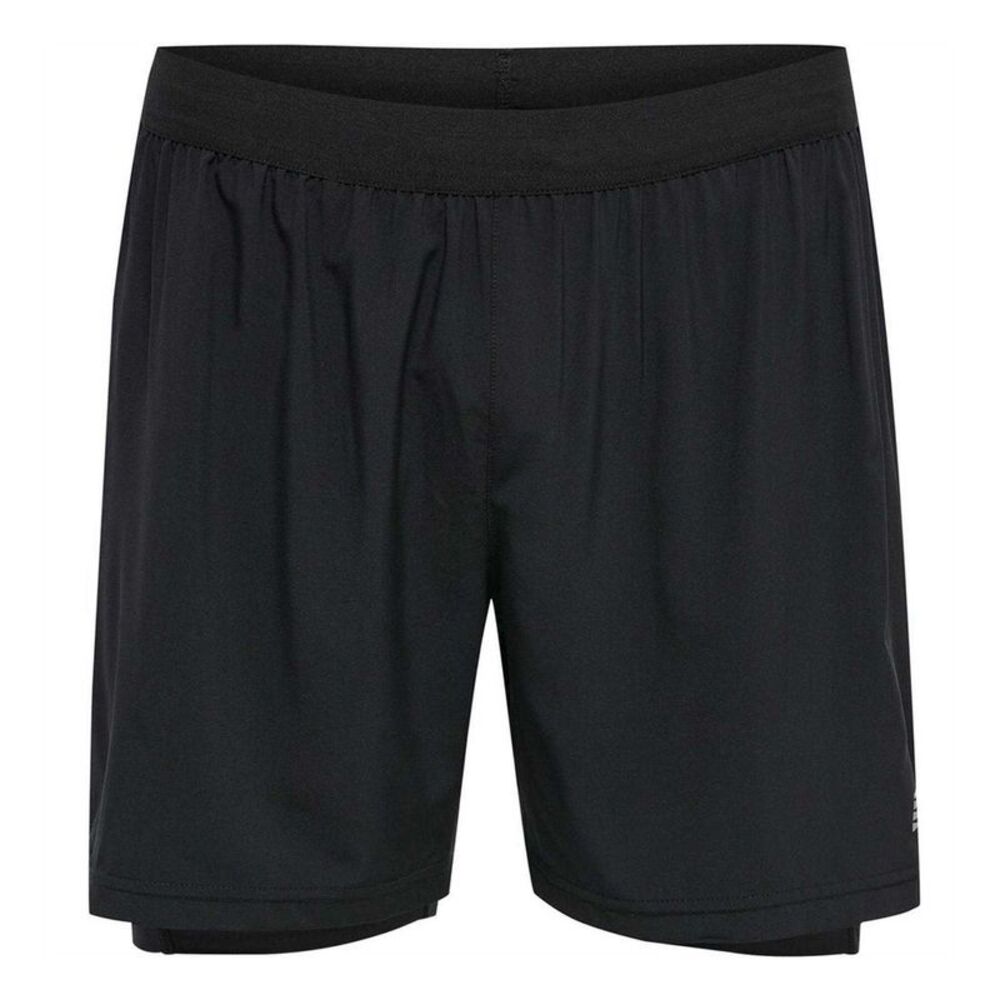 Newline Mens Core 2 in 1 Running Shorts / Black